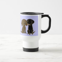 AZ-, Flatcoated Retriever-Reise-Becher Kaffee Tasse