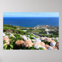 Azoren-Landschaft Posterdrucke