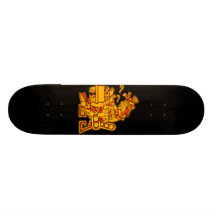 Aztekischer Entwurf Skateboard Deck