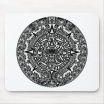 Aztekischer Mayakalender (schwarzes) Dec.21, 2012 Mousepads