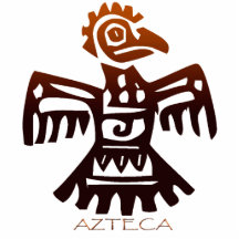 AZTEKISCHER mexikanischer Geschichte-VOGEL (gemeiß Photostatuen