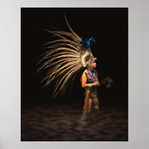 Aztekischer Tänzer Plakate