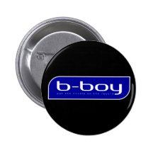 B-Junge (blau) Button
