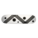 b und w-Zickzack Skateboarddecks
