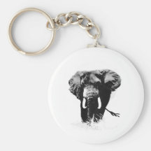 B&W Elefant Schlüsselbänder