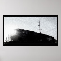 B/W Zug Poster