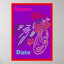 Baby Birth Day Poster