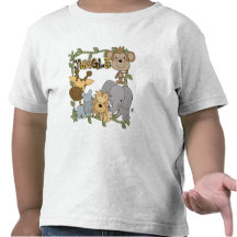 Baby-Dschungel-Tier-T-Shirts und Geschenke