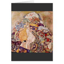 Baby durch Gustav Klimt Grußkarten