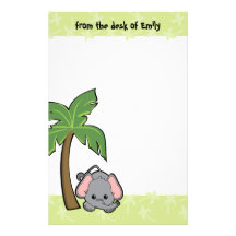 Baby-Elefant-Süsse Büropapier