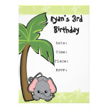 Baby-Elefant-Süsse Einladungen
