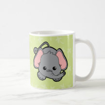 Baby-Elefant-Süsse Kaffee Tasse