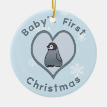 Baby-erste WeihnachtsPinguin-Verzierung Weihnachtsbaum Ornament