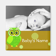 Baby-Eulen-Foto Magnete