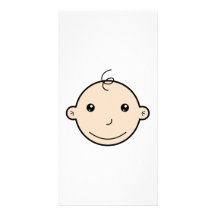Baby Face Custom Photo Card