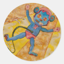 Baby-fallender Bär Sticker