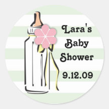 Baby-Flaschen-Mädchen-Geschenk-Aufkleber