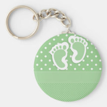 Baby  Footprints Adorable Keychains