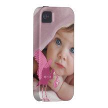 Baby-Foto-Baby-Notfall-Damast brannte Rand iPhone iPhone 4 Case