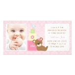 Baby-Foto-Mitteilung Bilderkarte