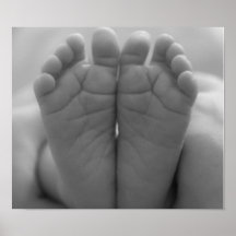 Baby-Füße Plakatdrucke