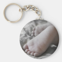 Baby-Füße Schlüsselbänder