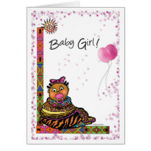 Baby-Geburtstag Grußkarte