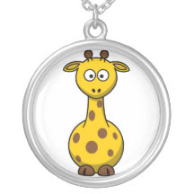 Baby-Giraffen-Cartoon-Halskette