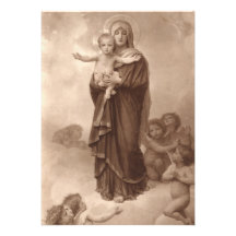 Baby Jesus und Mutter Mary Einladung