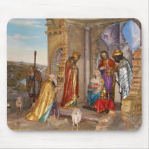 Baby Jesus von Nazaret geboren in Bethlehem Mousepads