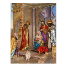Baby Jesus von Nazaret geboren in Bethlehem Postkarte