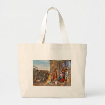 Baby Jesus von Nazaret geboren in Bethlehem Einkaufstasche