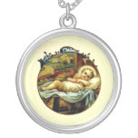 Baby-Jesussterlingsilber-Halskette Pendent