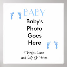 Baby-Jungen-Abdruck-Leinwand-Kunst Plakate