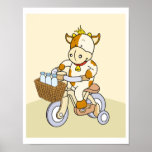 Baby-KuhreitenKinderzimmer-Plakat