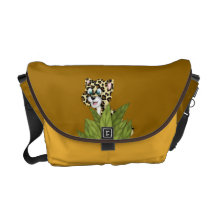 Baby Leopard RICKSHAW-BOTE-TASCHE Kuriertasche