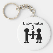 Baby macht drei schlüsselbänder