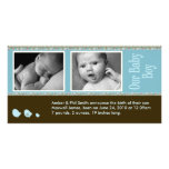 Baby-Mitteilungs-Foto-Karte Individuelle Foto Karten