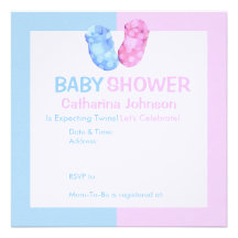 Baby paart Hintern-Baby-Duschen-Einladung