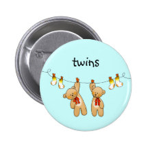 Baby paart (Junge) Anstecknadelbutton