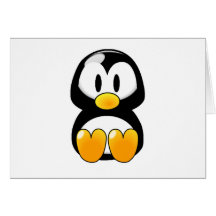 Baby-Pinguin-Karte