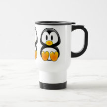 Baby-Pinguin-Smoking-Reisebecher Kaffee Tassen