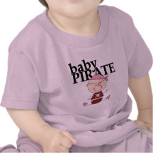 Baby-Pirat - Mädchen-T-Shirts und Geschenke