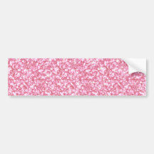 Baby-Rosa-Glitter-Foto gedruckt Auto Sticker