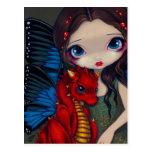 "Baby-roter Drache-" Postkarte postkarten