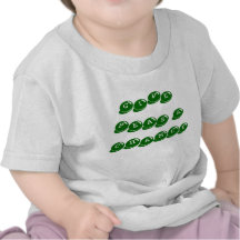 Baby, Säuglingst-shirt, geben Erbsen eine Möglichk
