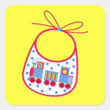 Baby-Schellfisch mit Zug Stickers