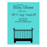 Baby Shower - Blue Invite Postcard
