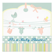 Baby Shower Custom Announcements