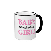 Baby-stolze Tante Tasse